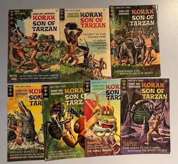 Tarzan Korak Son of - 20 Comic - Eerste druk - 1966/1971, Livres, BD | Comics
