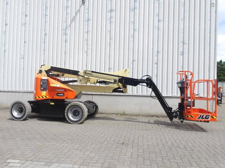 Veiling: Kniktelescoophoogwerker JLG E450AJ 15.72m Elektrisc, Articles professionnels, Machines & Construction | Ascenseurs, Échafaudages & Échelles