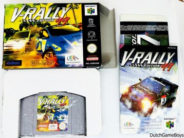 Nintendo 64 / N64 - V-Rally - 99 Edition + Poster - EUR, Verzenden, Gebruikt