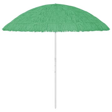 vidaXL Strandparasol Hawaï 300 cm groen, Tuin en Terras, Verzenden, Nieuw