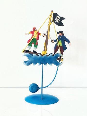 Pirate Balance Toy – Kinetic Decorative Sculpture -