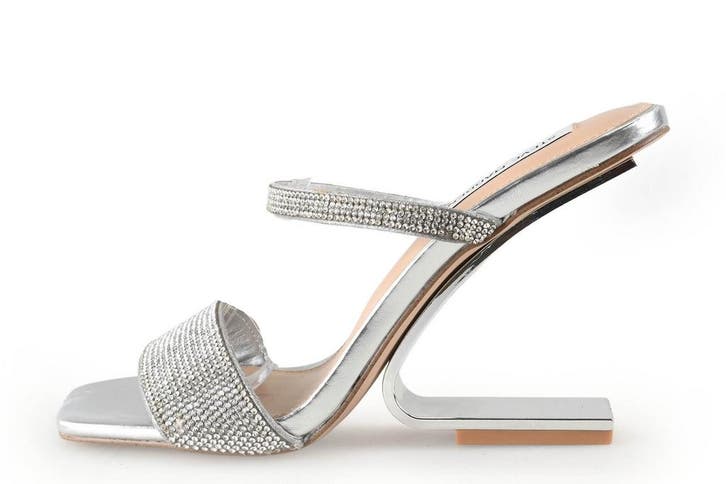 Steve Madden Muiltjes in maat 37 Grijs, Kleding | Dames, Schoenen, Grijs, Zo goed als nieuw, Verzenden