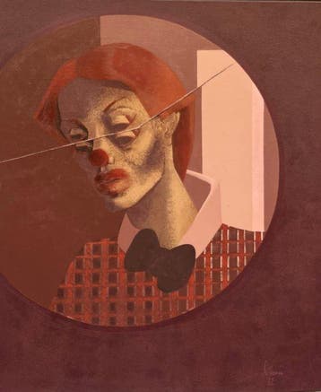 Daniel Sciora (1945-2016) - Portrait de clown : Composition