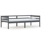 Grenen Bedframe Donkergrijs 90x200 | Retour Deal 34% Korting, Verzenden