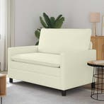 vidaXL bank / zetel Crèmekleurig 126 x 81 x 87,5 cm Stof, Huis en Inrichting, Zetels | Zetels, Verzenden, Nieuw