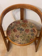 Chaise - Bois - Chaise vintage en bois courbé avec assise