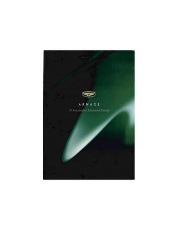 1998 BENTLEY ARNAGE BROCHURE ENGELS, Ophalen of Verzenden, Nieuw