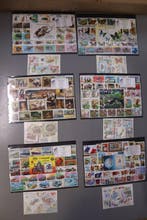 Wereld 1980/1995 - Collectie van 20 sets van elk 100 zegels, Gestempeld
