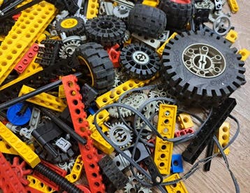 Lego - Technic - o.a. 850 - Veel lego Technic - 1980-1990 -, Kinderen en Baby's, Nieuw