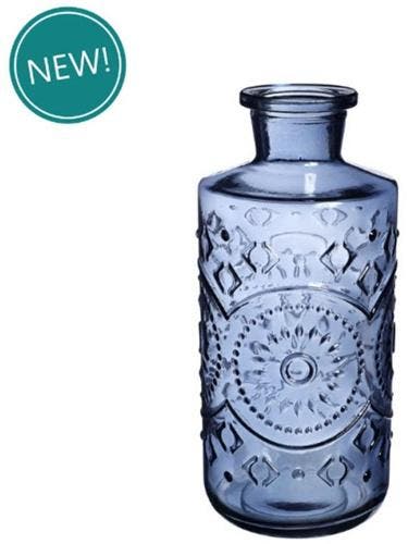 Gekleurde glazen fles berlin dark blue ook geschikt als, Hobby & Loisirs créatifs, Bricolage