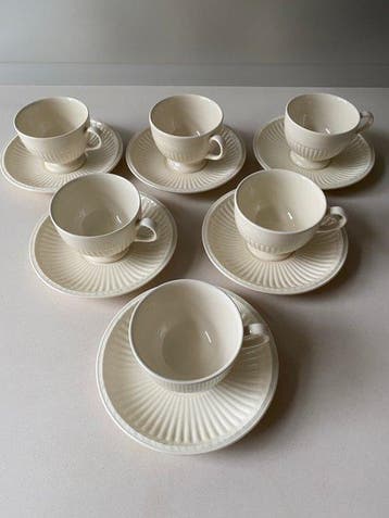 Wedgwood - Tasse à thé (6) - Edme - Faïence, Céramique
