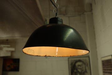 TGL - Plafondlamp - Type 091032 Vintage Industriële Emaille