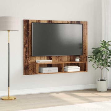 vidaXL Tv-meubelset 120 x 23,5 x 90 cm Oud Hout Bewerkt hout, Verzenden, Nieuw