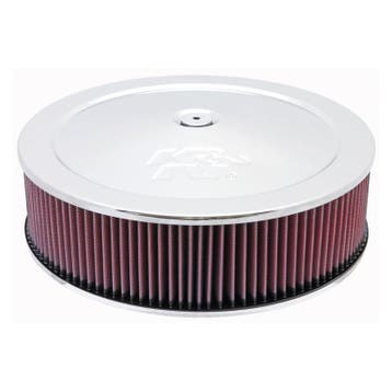 K&N luchtfilter rond - 130mm aansluiting, 356mm diameter, 10, Verzenden