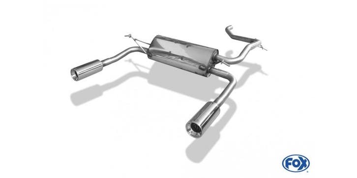 FOX Daihatsu Materia einddemper rechts/links - 1x90 type 13, Autos : Pièces & Accessoires, Systèmes d'échappement, Envoi