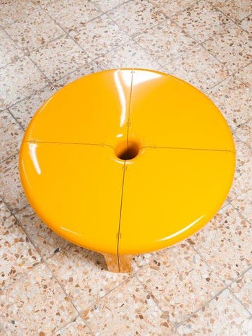 B-Line - Rodolfo Bonetto - Table basse - 4/4 - Miel - ABS -, Antiquités & Art