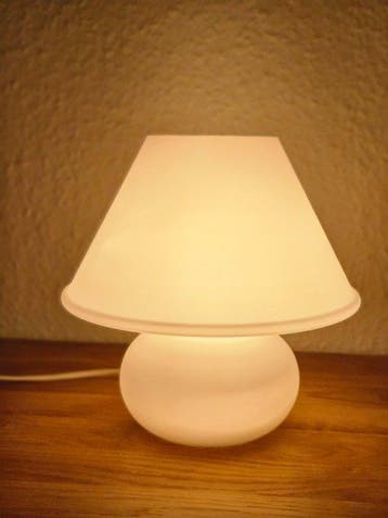 Limburg Glashütte - Lampe - Opaline