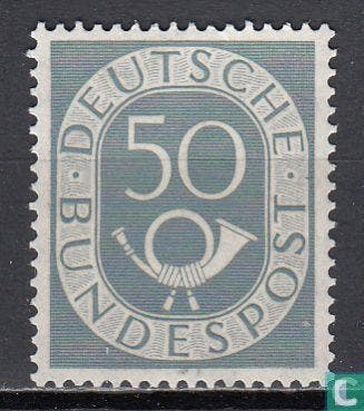 Duitsland - Posthoorn - 1952, Postzegels en Munten, Verzenden, Postfris
