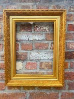 Lijst - 185. Antieke goud vergulde schilderijlijst. Voor