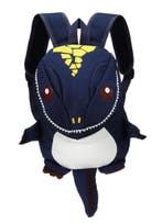 Rugtas Dino Donkerblauw Kleine Rugzak Dinosaurus Monster Tas, Ophalen of Verzenden, Nieuw, Blauw