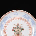 Schotel - Coupe Famille Verte et bleu à décor de dragons, de