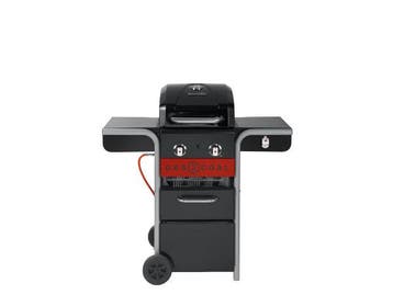 Veiling - Char-Broil Gas2Coal 2.0 210 2-pits Hybridgrill (Ga, Tuin en Terras, Nieuw