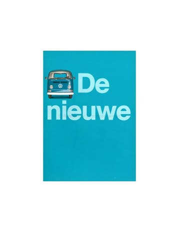 1968 VOLKSWAGEN TRANSPORTER T2 BROCHURE NEDERLANDS, Ophalen of Verzenden
