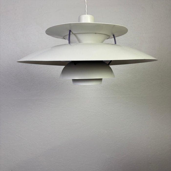 Poul Henningsen - Plafondlamp - PH5 - Metaal, Antiquités & Art, Antiquités | Meubles | Chaises & Canapés