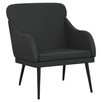 Fauteuil kunstleer, 34% goedkoper - Tweede kansje, Overige materialen, Verzenden, 75 tot 100 cm, Zo goed als nieuw