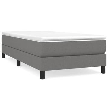 Bedframe 100x200 donkergrijs | 40% Korting | Retour deal, 100 cm, Eenpersoons, Verzenden, Zo goed als nieuw