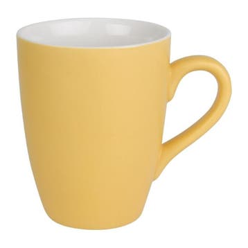 Mokken | PASTEL | Porselein | Geel | 34cl | 6 Stuks |, Verzenden