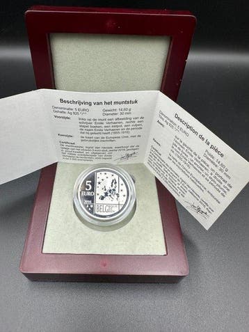 Belgique. 5 Euro 2016 Emile Verhaeren Proof (Sans prix de