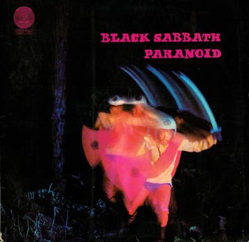 Black Sabbath – Paranoid (LP 1970) 1st German Press 1970, Verzenden