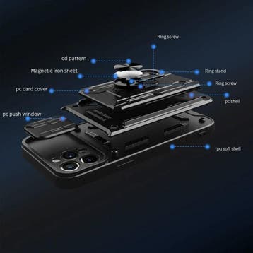 Samsung Galaxy Note 20 - Card Slot Hoesje met Kickstand en, Verzenden