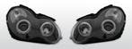 Koplampen Angel Eyes | Mercedes W203 C-Klasse 2000-2004 | zw, Auto-onderdelen, Verzenden, Nieuw