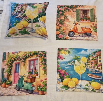 Exclusieve kussenslopen Chic Italian Style | Set Siciliaanse