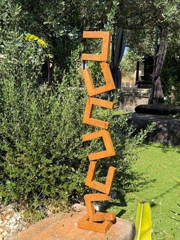 Ana Lucia B.M - Sculpture Corten - XXL - NO Reserve