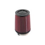 K&N Universeel filter - carbonvezel top - 89mm aansluiting,, Verzenden, Nieuw