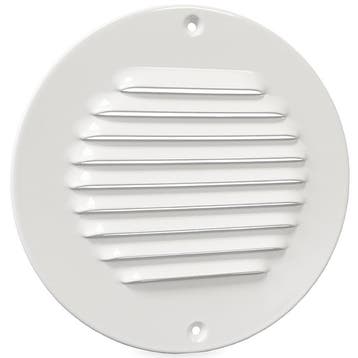 Aluminium rond schoepenrooster WIT opbouw - 150mm (1-R150W), Verzenden, Nieuw