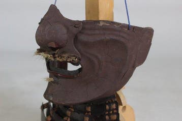Mengu/Menpo - Japan - E3-605 Sabinuri Menpo Samurai Yoroi