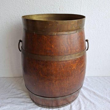 Paraplustandaard/rek - uitneembare bodembak - Eik -