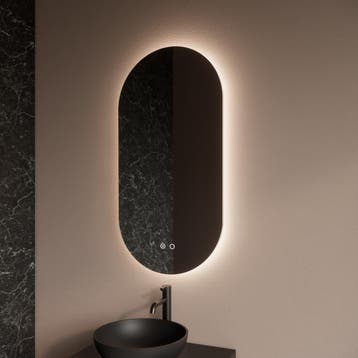 Badkamerspiegel BWS Riono Verticaal LED Incl. Verwarming, Ophalen of Verzenden, Nieuw, Overige typen