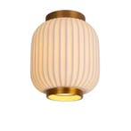 Lucide GOSSE - Plafonnière - Ø 19 cm - 1xE27 - Wit, Verzenden