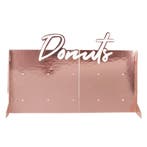 Tafeldecoratie Donut Standaard 55cm, Hobby en Vrije tijd, Feestartikelen, Verzenden, Nieuw