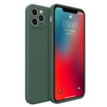 iPhone XS Max Square Silicone Hoesje - Zachte Matte Case, Verzenden, Nieuw