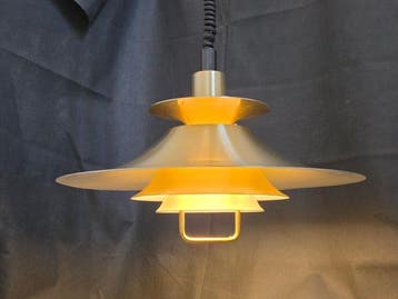Frandsen - Plafondlamp - Gecoat messing - Deense vintage