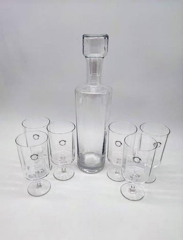 Carlo Nason - Drinkservies voor 6 - V.Nason&C: - Glas -