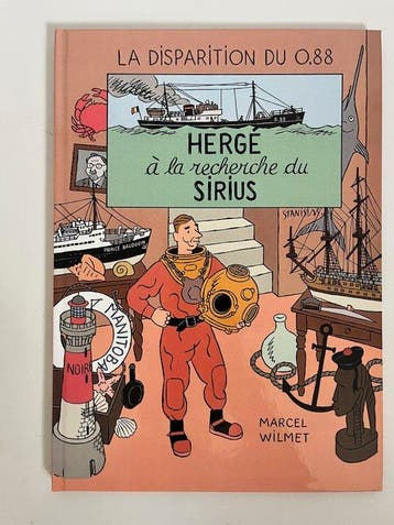 Tintin - Hergé à la recherche du Sirius + Ex libris +
