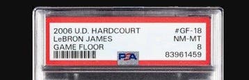 2006 Upper Deck LeBron James #GF-18 - HARDCOURT GAME FLOOR -, Nieuw