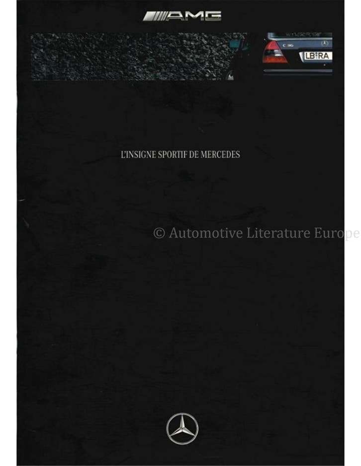 1994 MERCEDES BENZ AMG PROGRAMMA BROCHURE FRANS, Boeken, Auto's | Folders en Tijdschriften